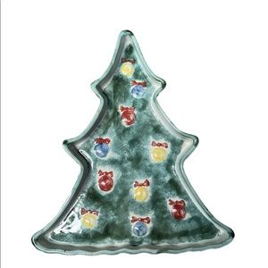 2003 Louisville Stoneware Pottery Tree Casserole Dish